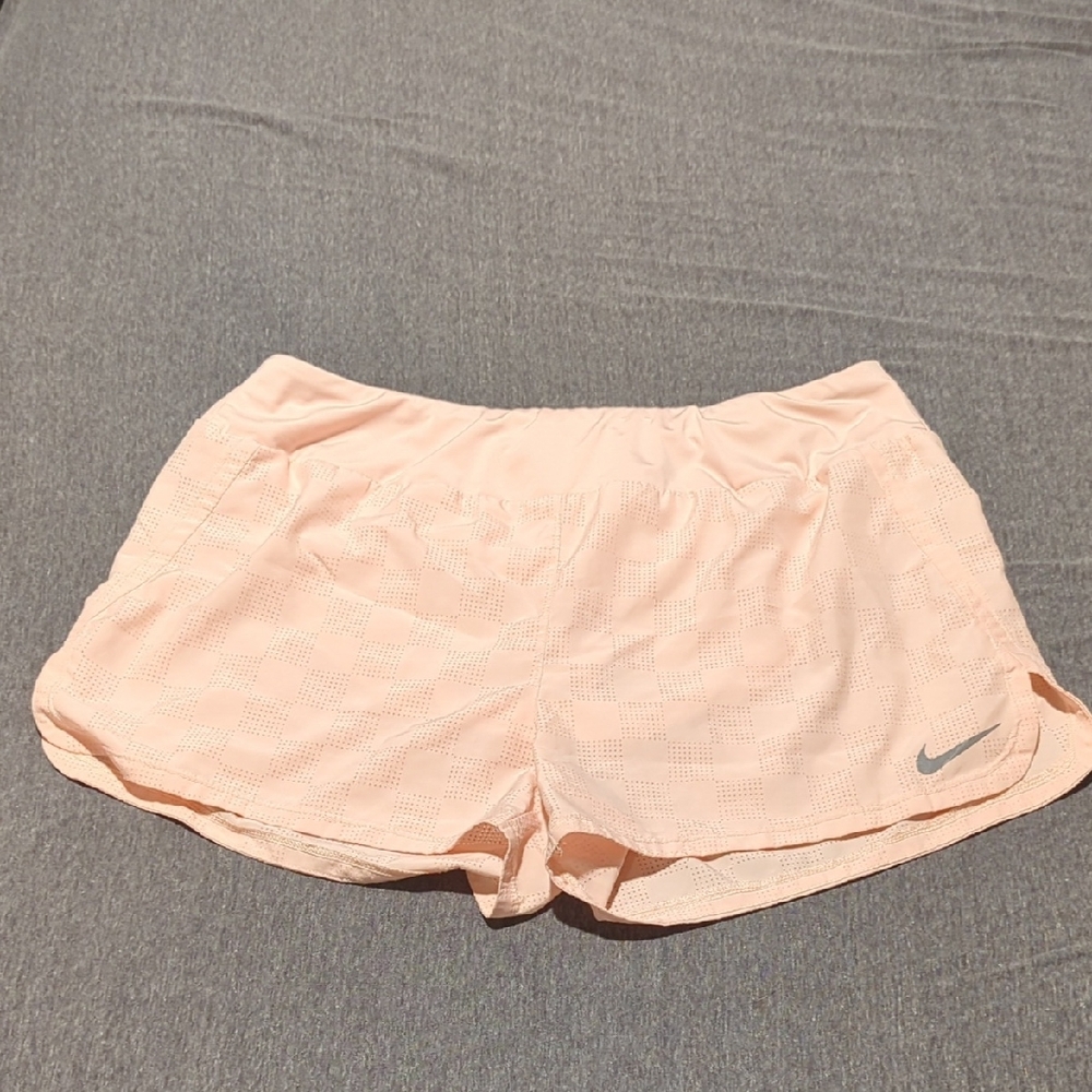Nike Women's Light Peach Athletic Shorts